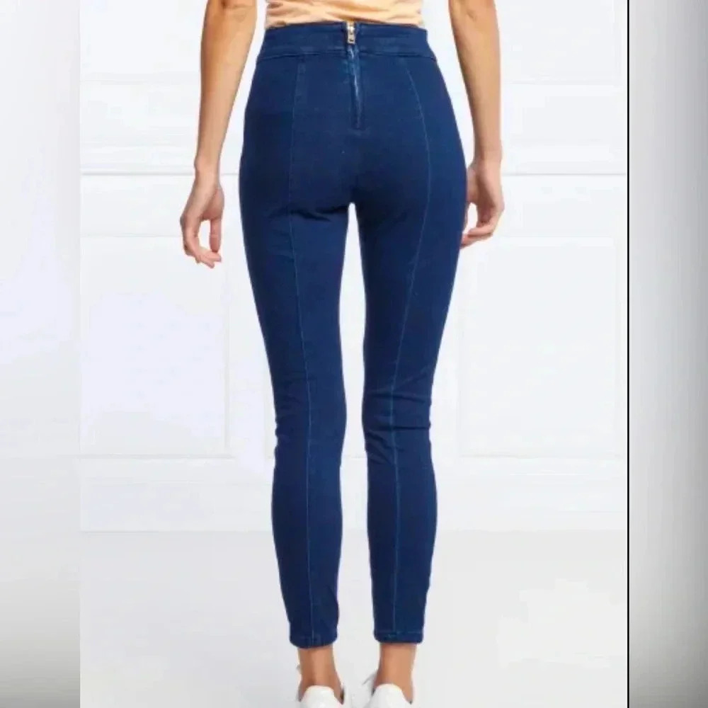 GUESS Skinny Denim Tailored Legging Size 27 High Waisted Back Zip Jeggings